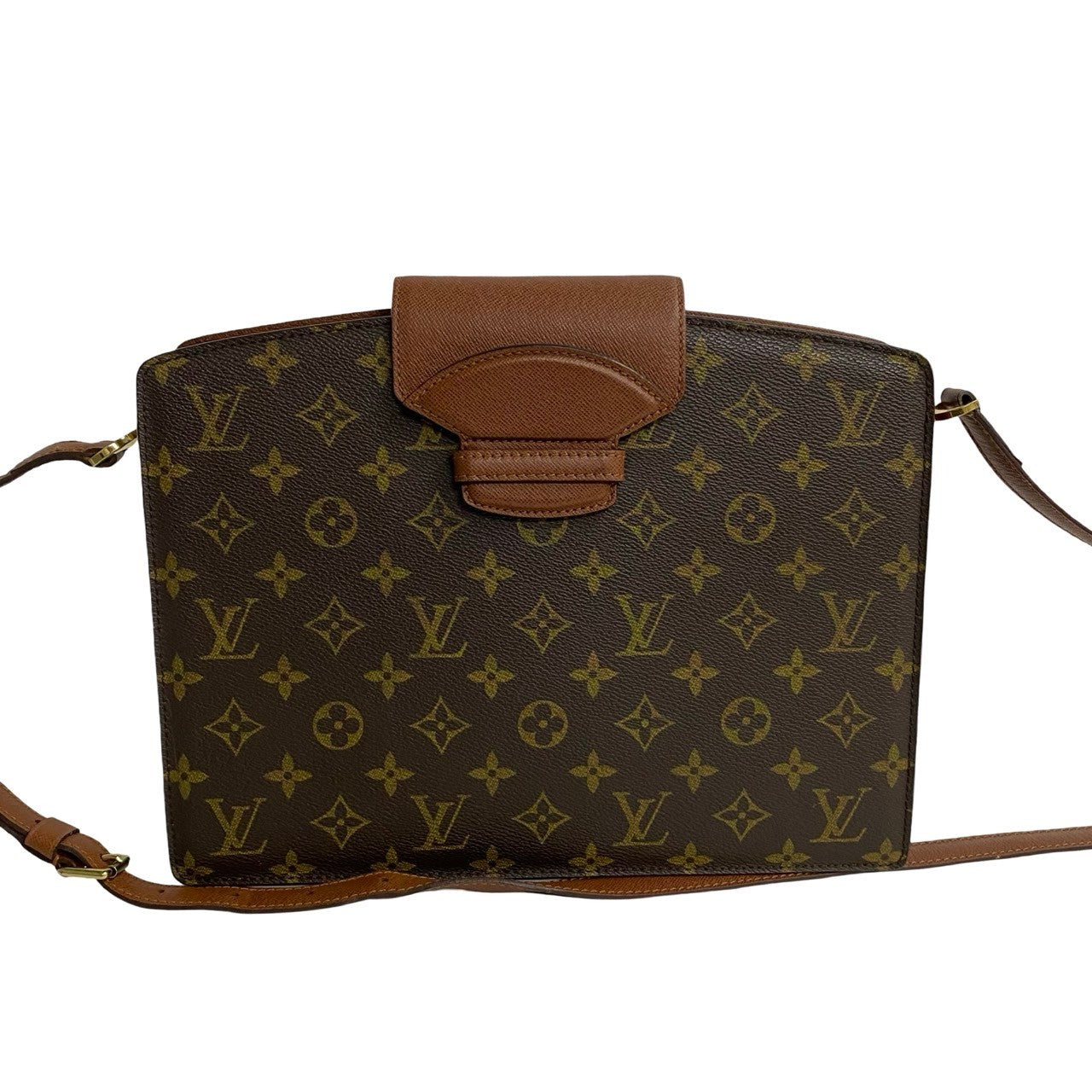 LOUIS VUITTON Shoulder Bag Leather, PVC Brown Monogram Kurcell mens(Unisex)