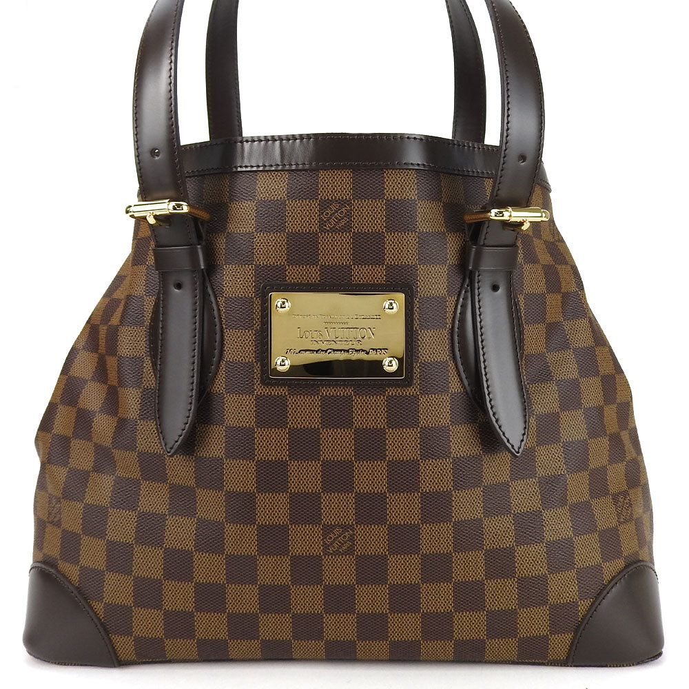 LOUIS VUITTON Tote Bag Damier Brown HamsteadMM