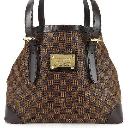 LOUIS VUITTON Tote Bag Damier Brown HamsteadMM