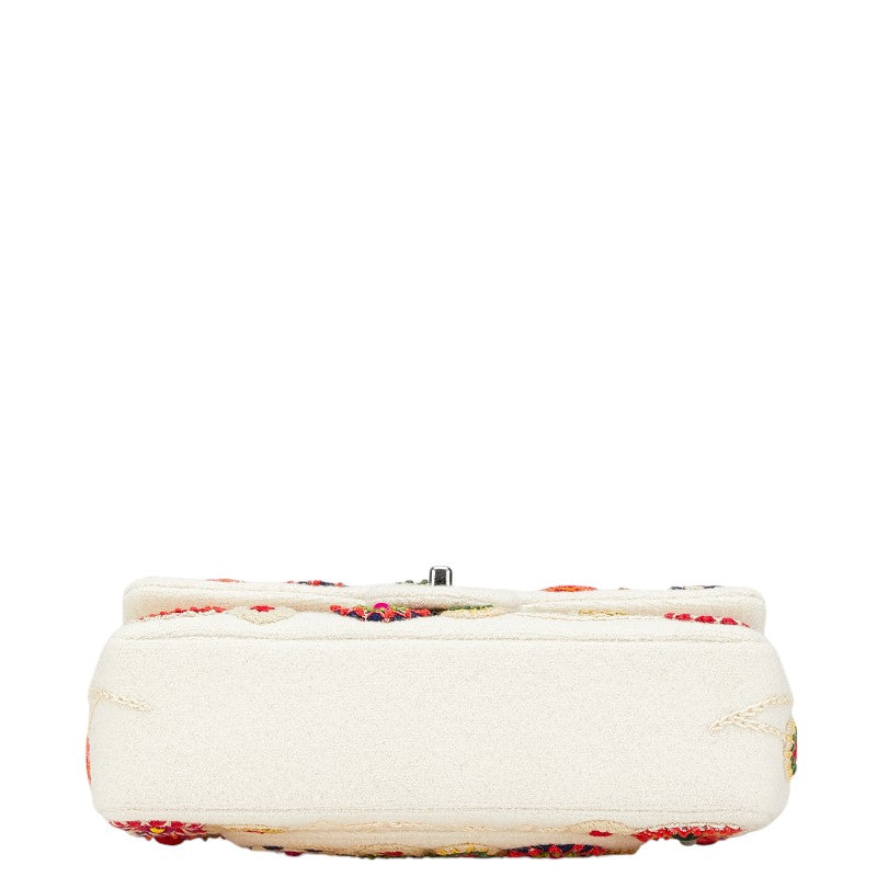 Chanel Coco Double Flap MatelassÃ© Cotton 2way Bag