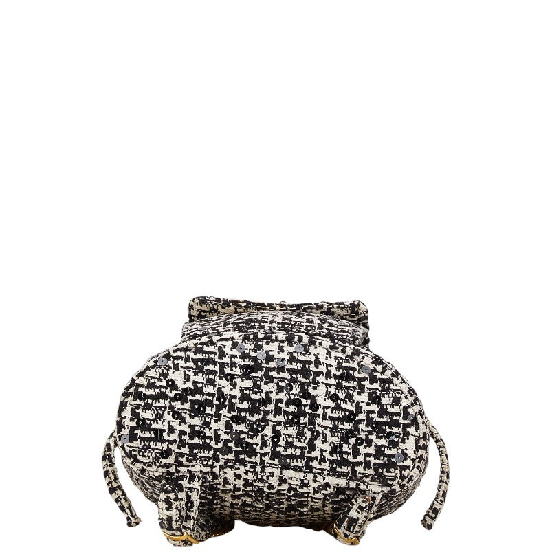 Chanel Coco MatelassÃ© Tweed Backpack