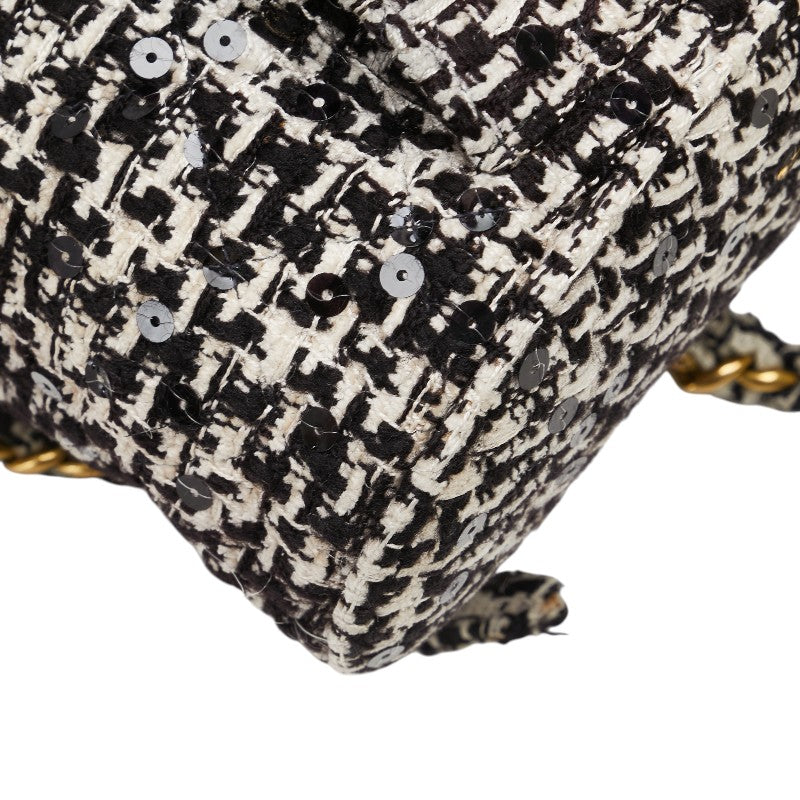Chanel Coco MatelassÃ© Tweed Backpack