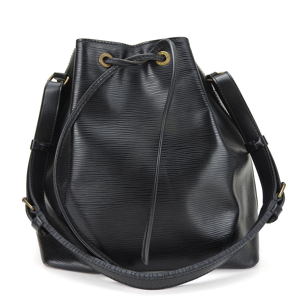 LOUIS VUITTON Shoulder Bag Epi Leather Noir Petit Noe