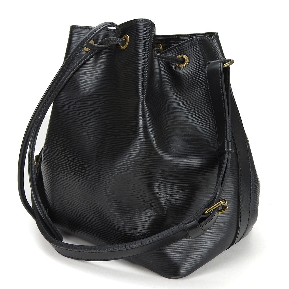 LOUIS VUITTON Shoulder Bag Epi Leather Noir Petit Noe