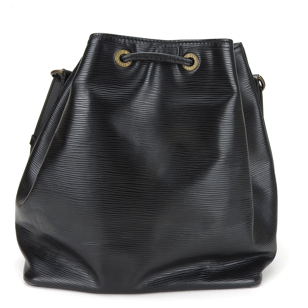 LOUIS VUITTON Shoulder Bag Epi Leather Noir Petit Noe