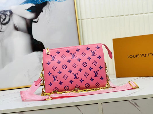 Louis Vuitton Coussin leather Handbag lushentic version