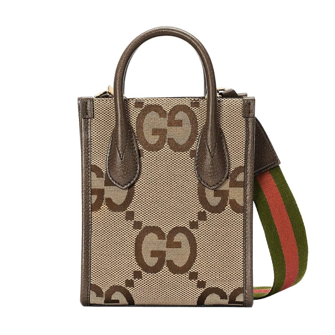 Gucci Monogram Leather Mini Tote