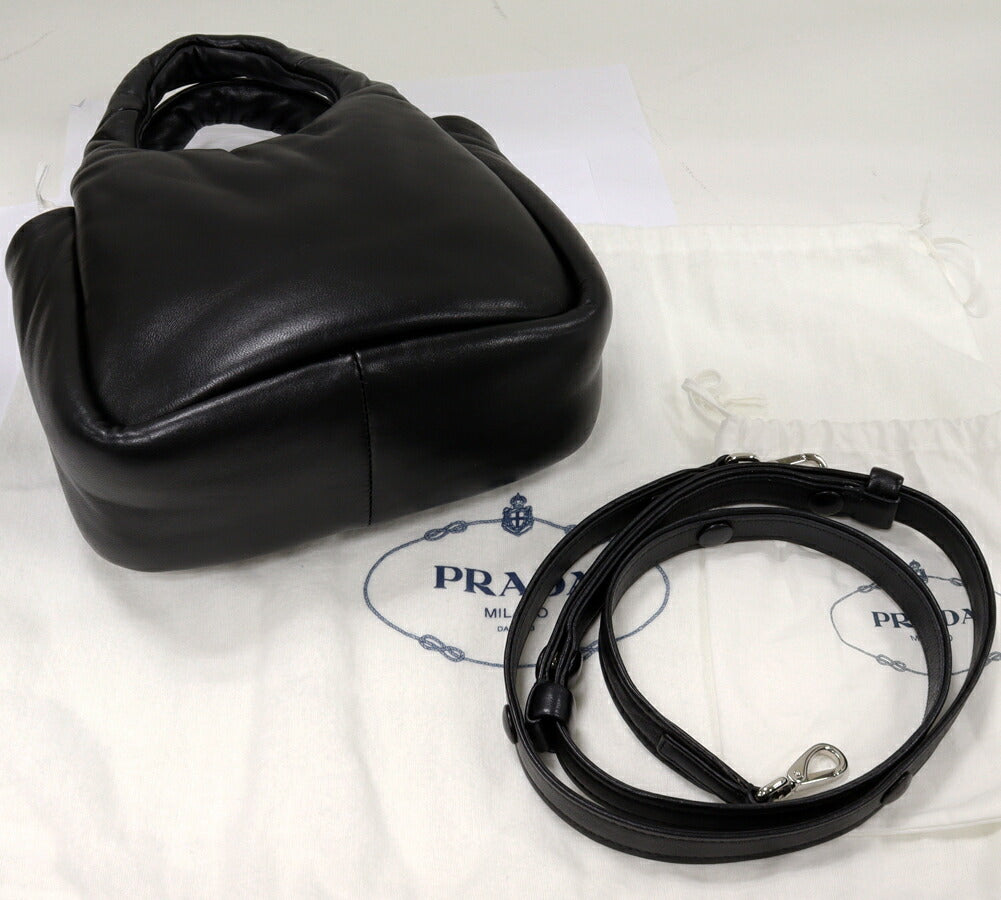 Prada Nappa Triangle 2way bag Nappa leather 1BA359 2DYI F0002 OVO