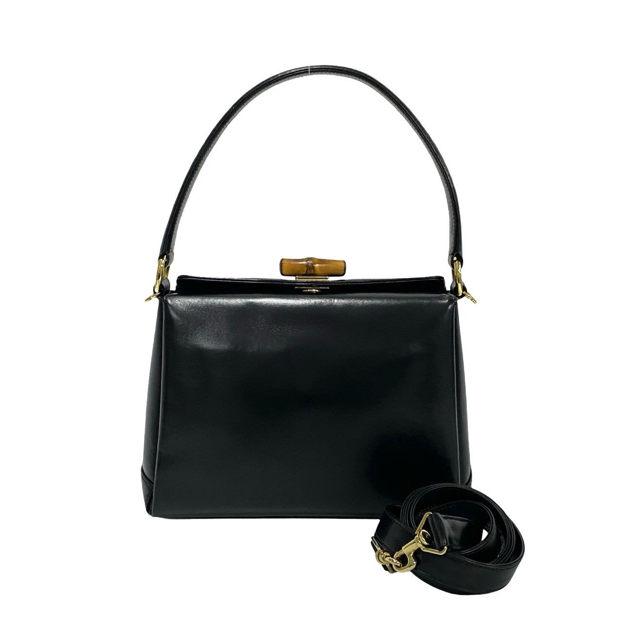 Gucci Bamboo Calf Leather 2way Handbag
