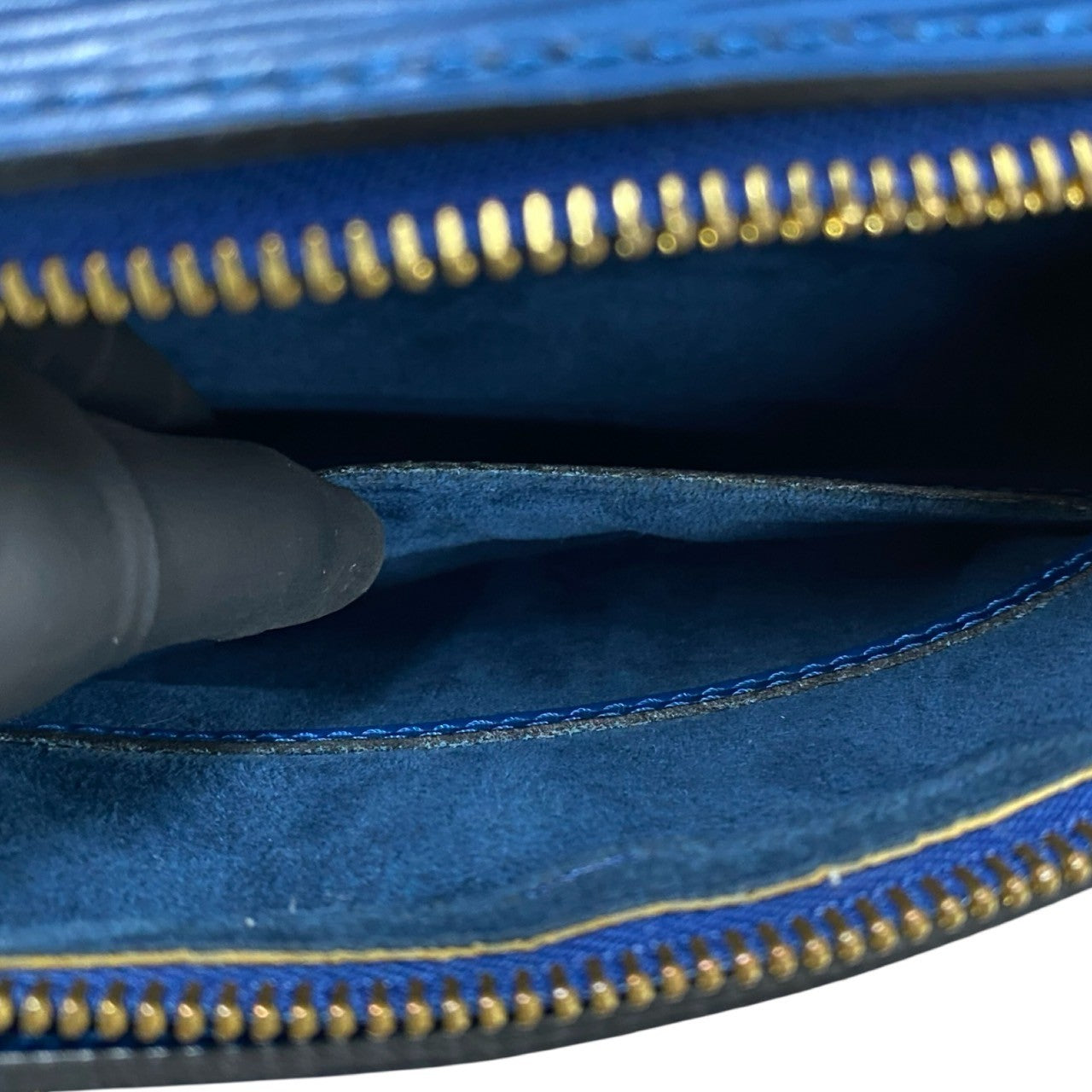 LOUIS VUITTON Handbag Epi Leather blue Epi Suflo Women
