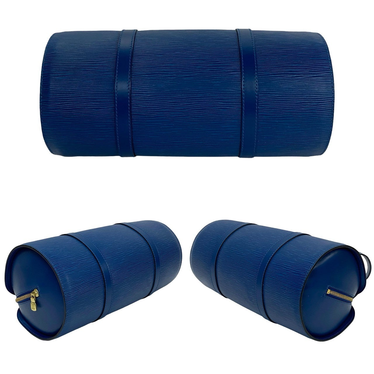 LOUIS VUITTON Handbag Epi Leather blue Epi Suflo Women