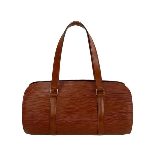 LOUIS VUITTON Handbag Epi Leather Brown Epi Suflo Women