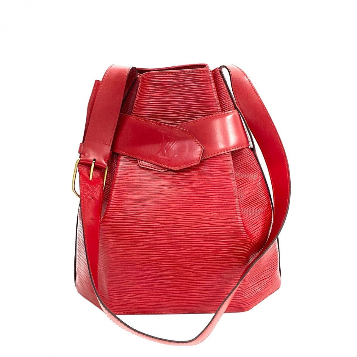 LOUIS VUITTON Shoulder Bag Epi Leather Red Epi Sac de Paul PM Women