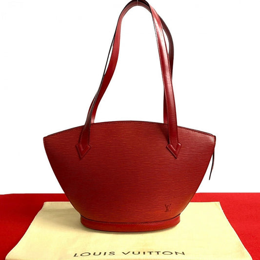 LOUIS VUITTON Tote Bag Epi Leather Red Epi Sunjack shopping Women