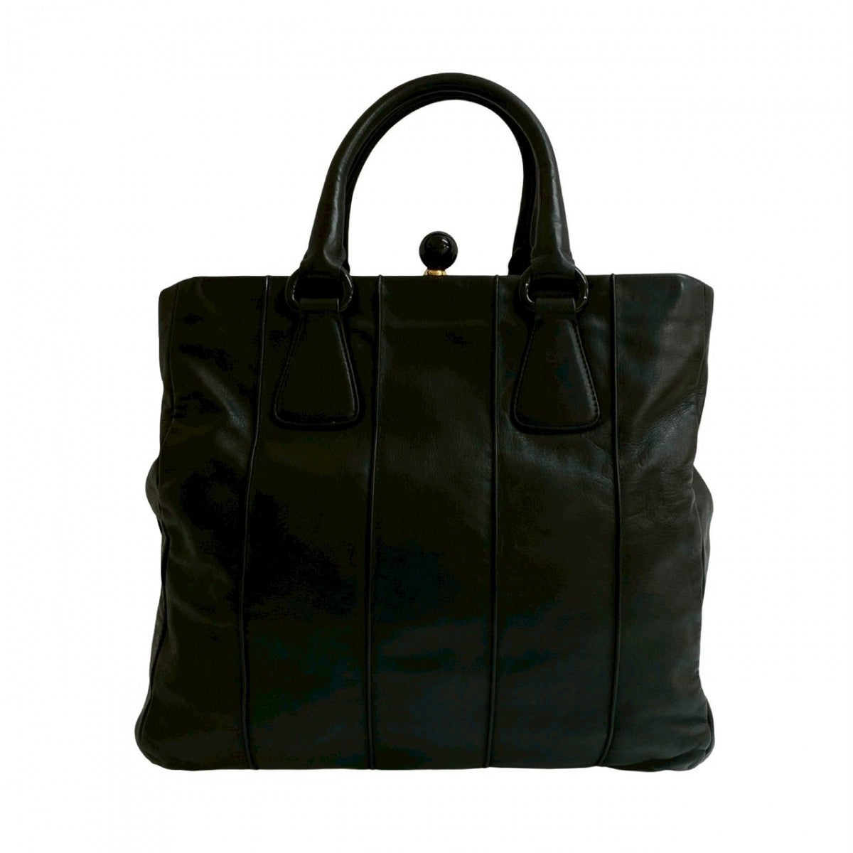 PRADA Handbag leather black - Style 5