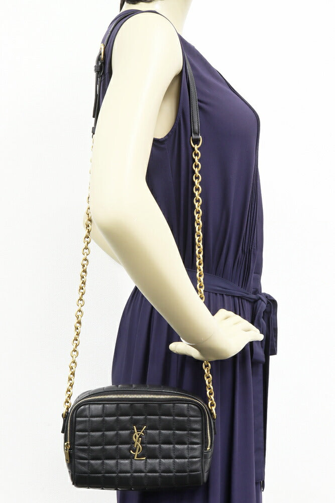 Saint Laurent Cassandra MatelassÃÂ© CarrÃÂ© Camera Bag Lambskin Shoulder Bag
