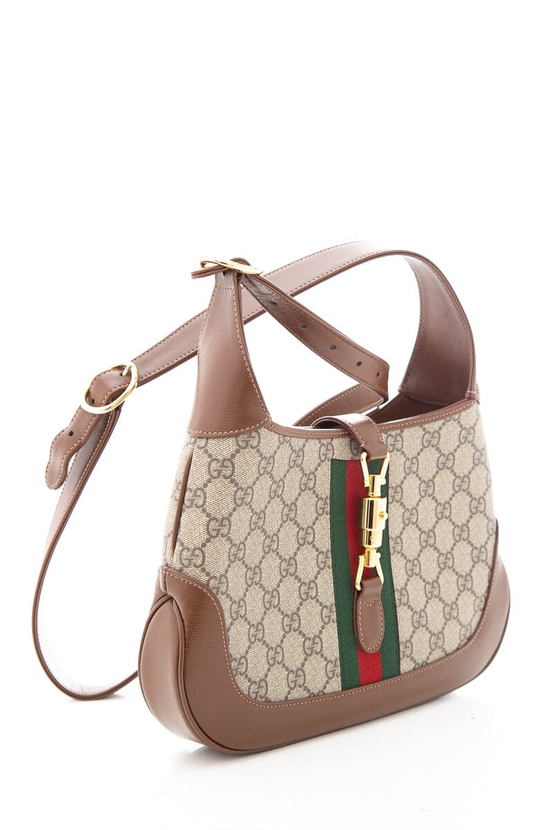 Gucci Jackie Brown Monogram Handbag