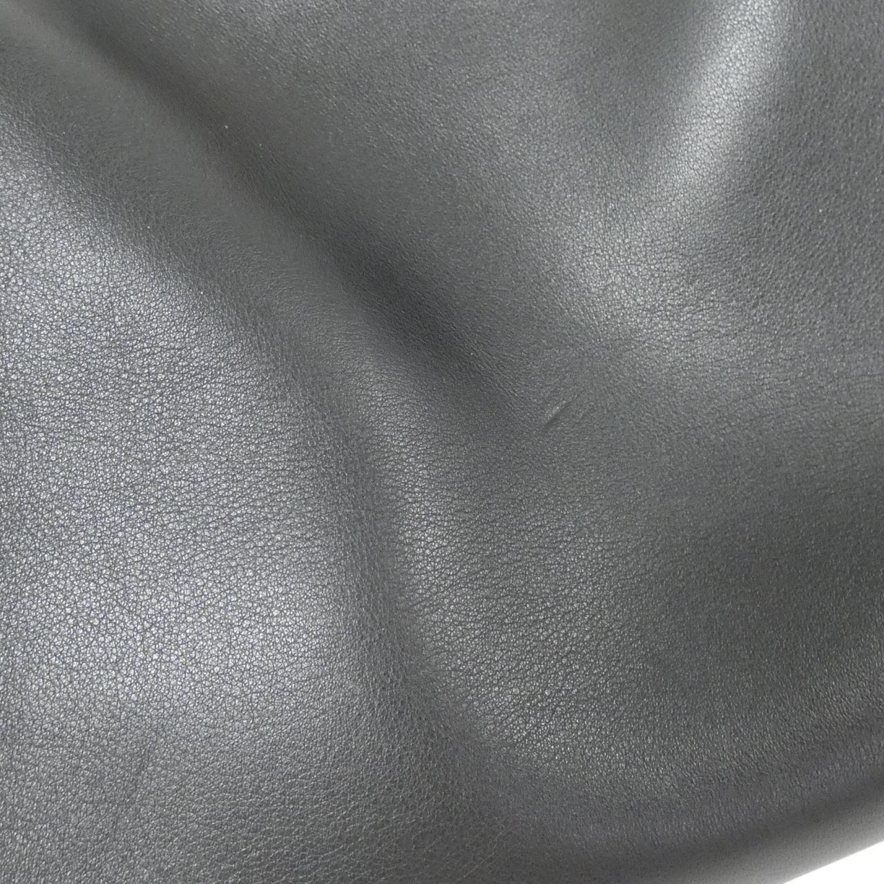 Fendi Zucchino FF Canvas Leather Tote Bag