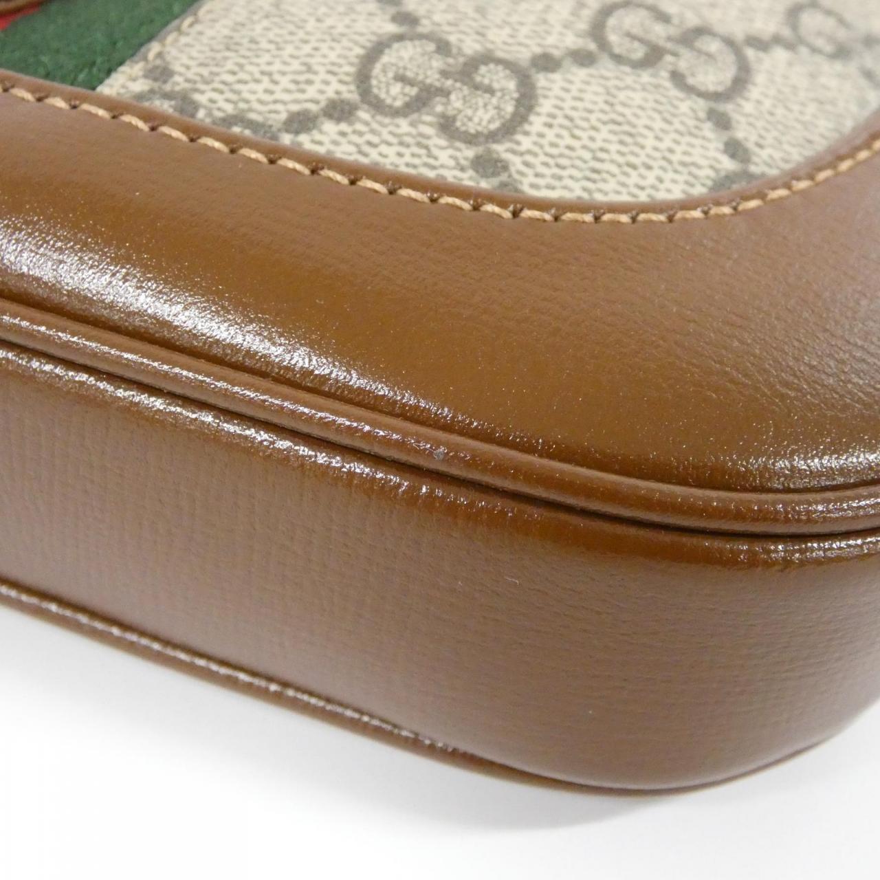 Gucci JACKIE 1961 GG Supreme Canvas Leather Shoulder Bag
