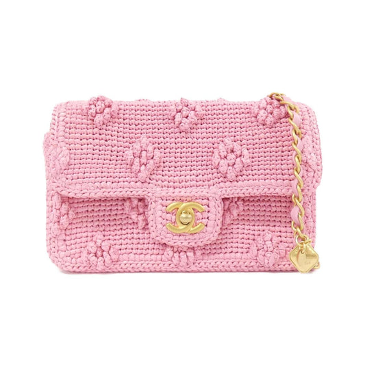 Chanel AS4518 Raffia Effect Weaving Shoulder Bag