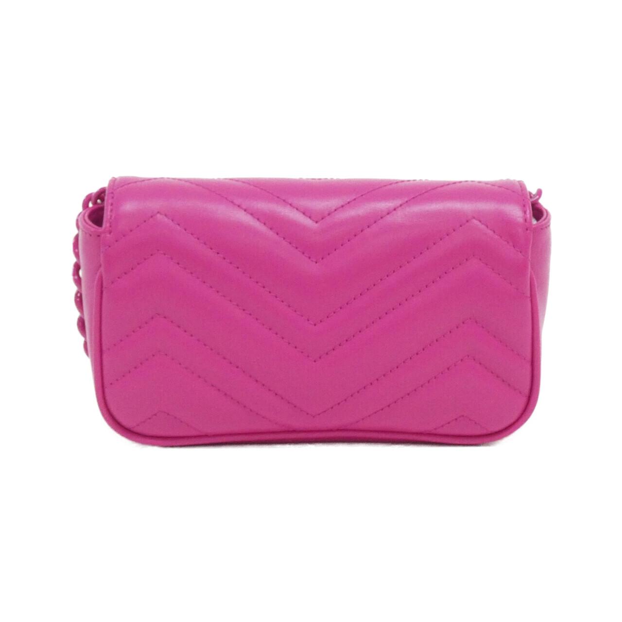 Gucci GG MARMONT Quilting Chevron Leather Waist Bag