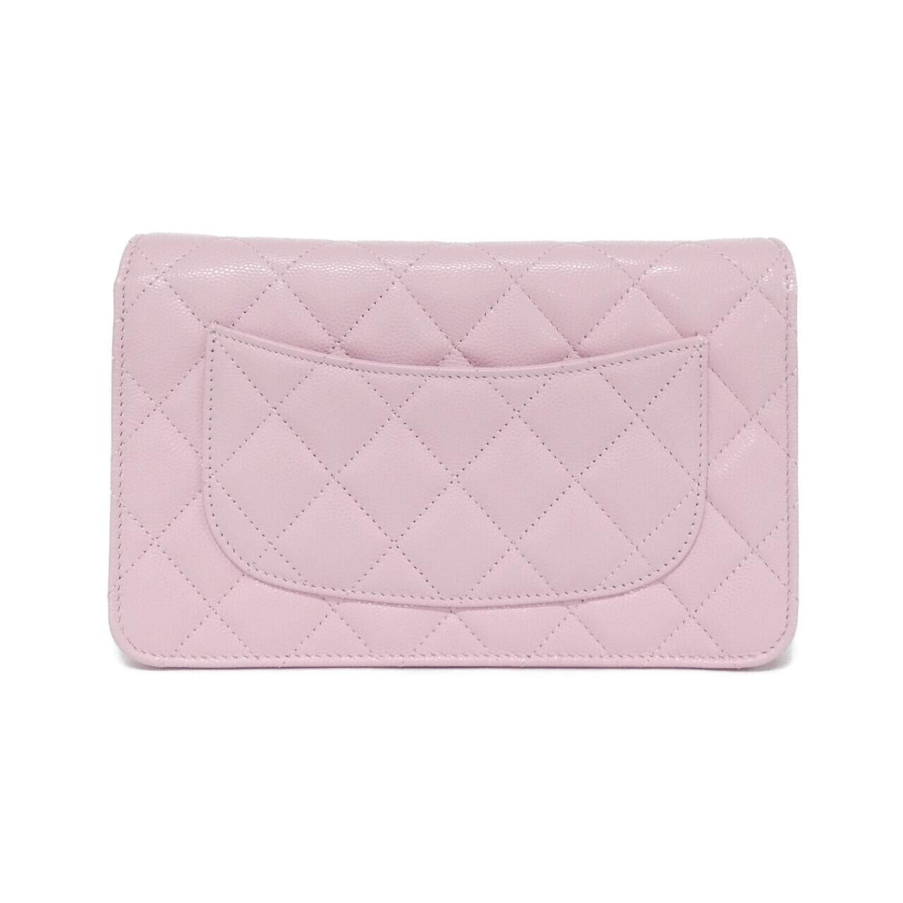 Chanel Caviar Skin Wallet on Chain Crossbody