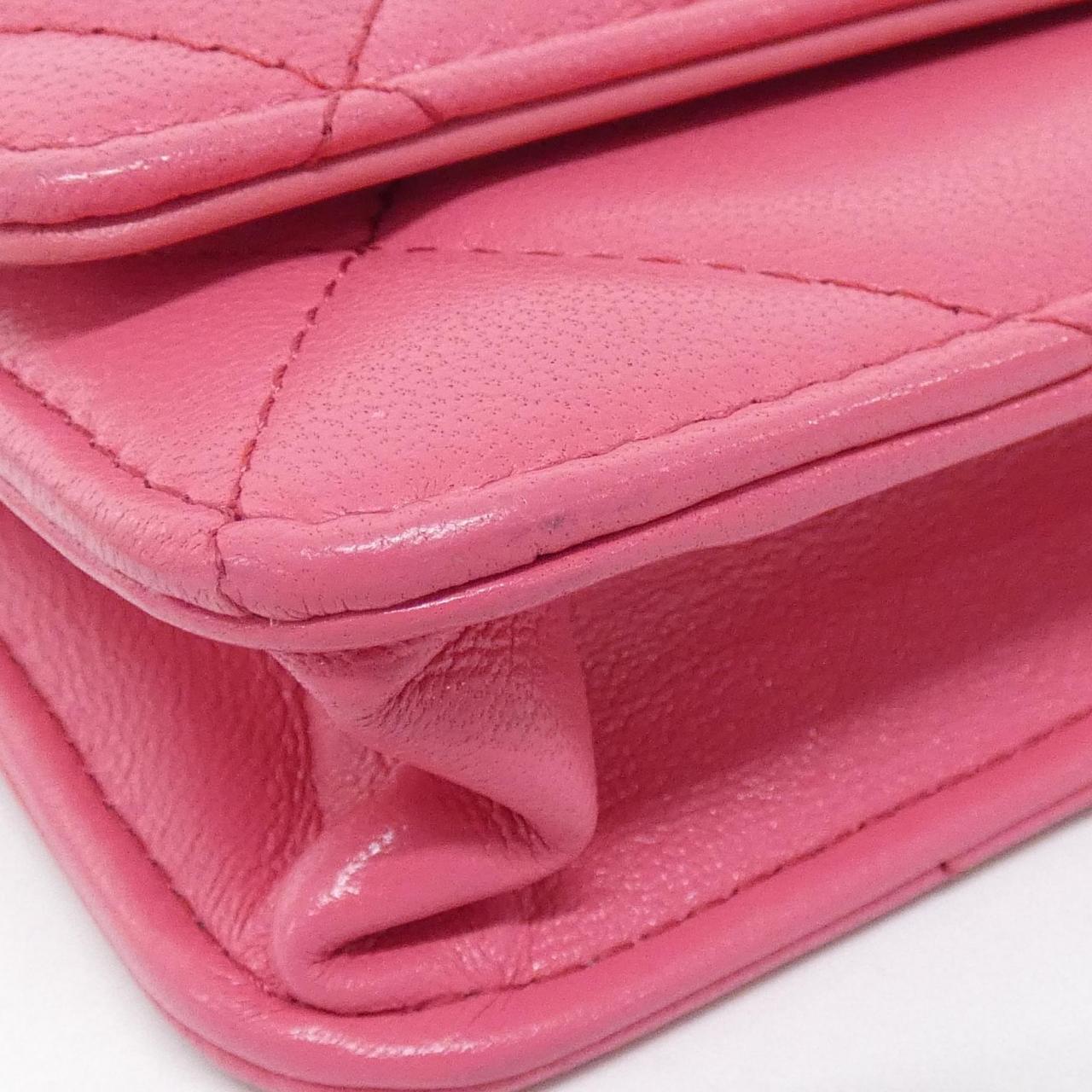 Chanel Chanel 19 Lambskin Wallet on Chain Crossbody
