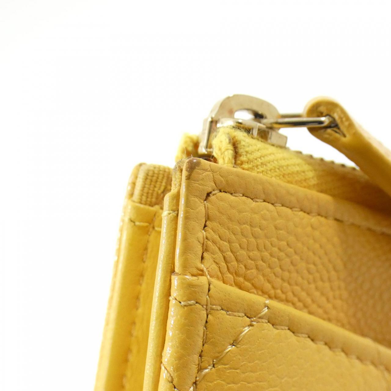 Chanel Timeless Classic Caviar Skin Card Case Handbag