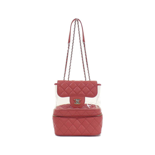 Chanel Calfskin PVC Shoulder Bag