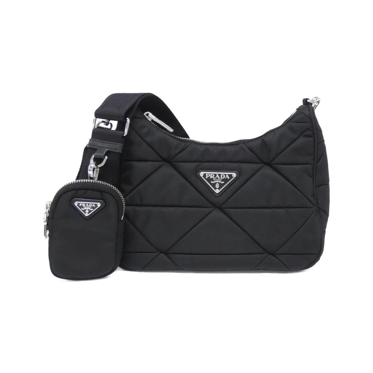 Prada 1BC151 Tessuto Quilting Shoulder Bag