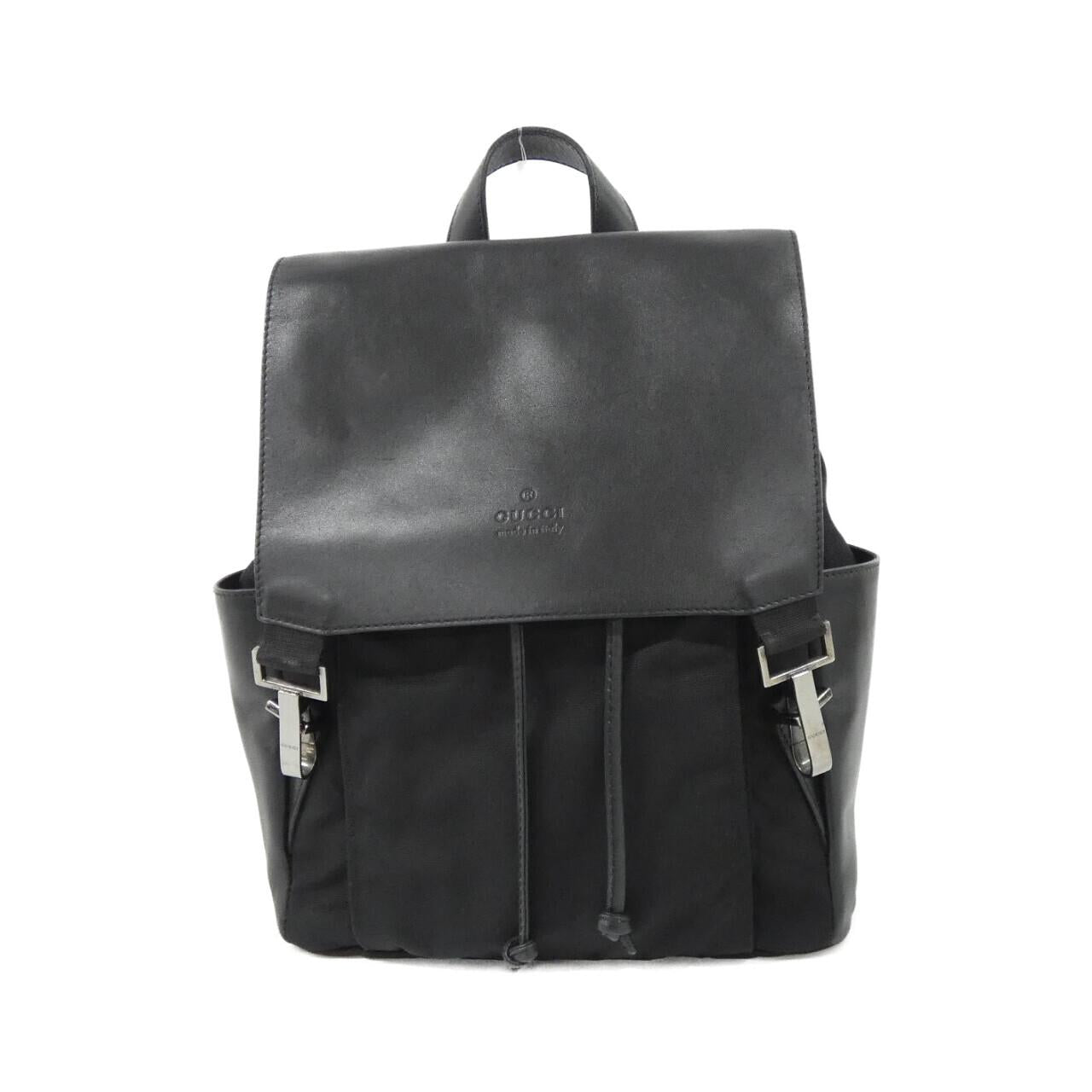 Gucci Nylon Leather Backpack