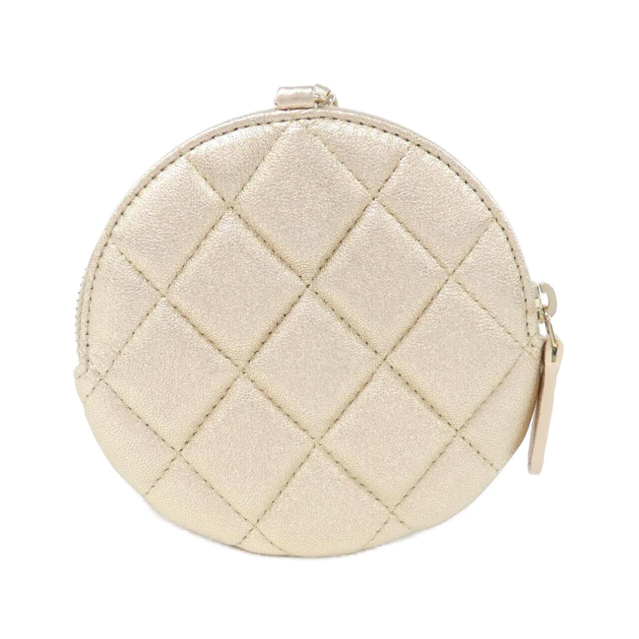 Chanel Lambskin Coin Case Handbag