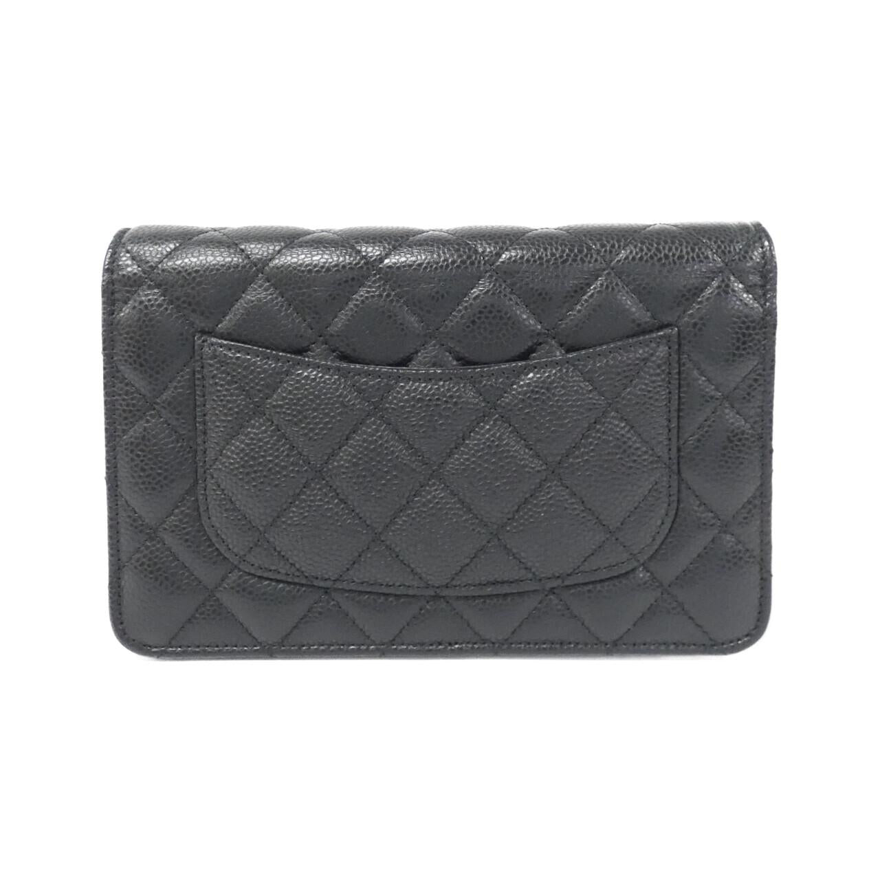Chanel Timeless Classic Caviar Skin Wallet on Chain Crossbody