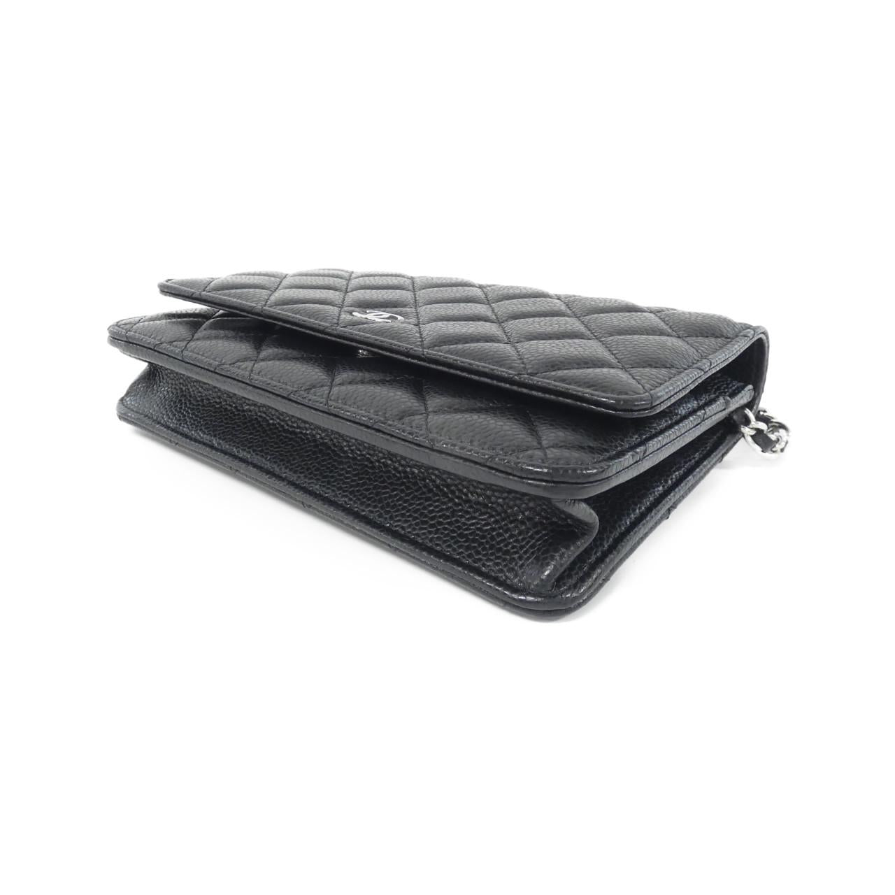 Chanel Timeless Classic Caviar Skin Wallet on Chain Crossbody