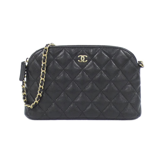 Chanel Timeless Classic Caviar Skin Chain Clutch
