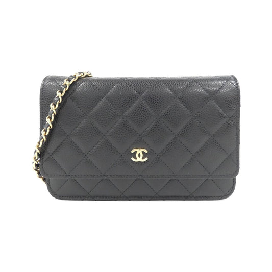 Chanel Timeless Classic Caviar Skin Wallet on Chain Crossbody