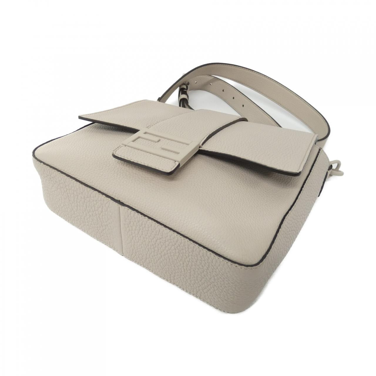 Fendi Baguette Messenger Leather Shoulder Bag