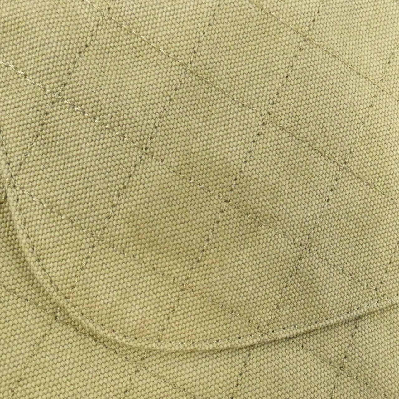 Chanel Canvas Tweed Shoulder Bag