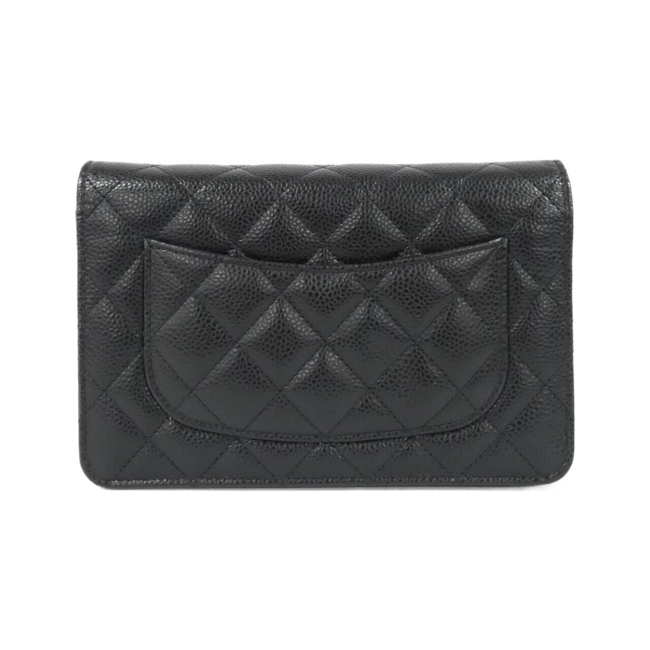Chanel Caviar Skin Wallet on Chain Crossbody