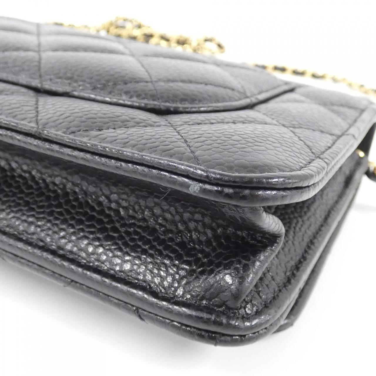 Chanel Timeless Classic Line Caviar Wallet on Chain Crossbody