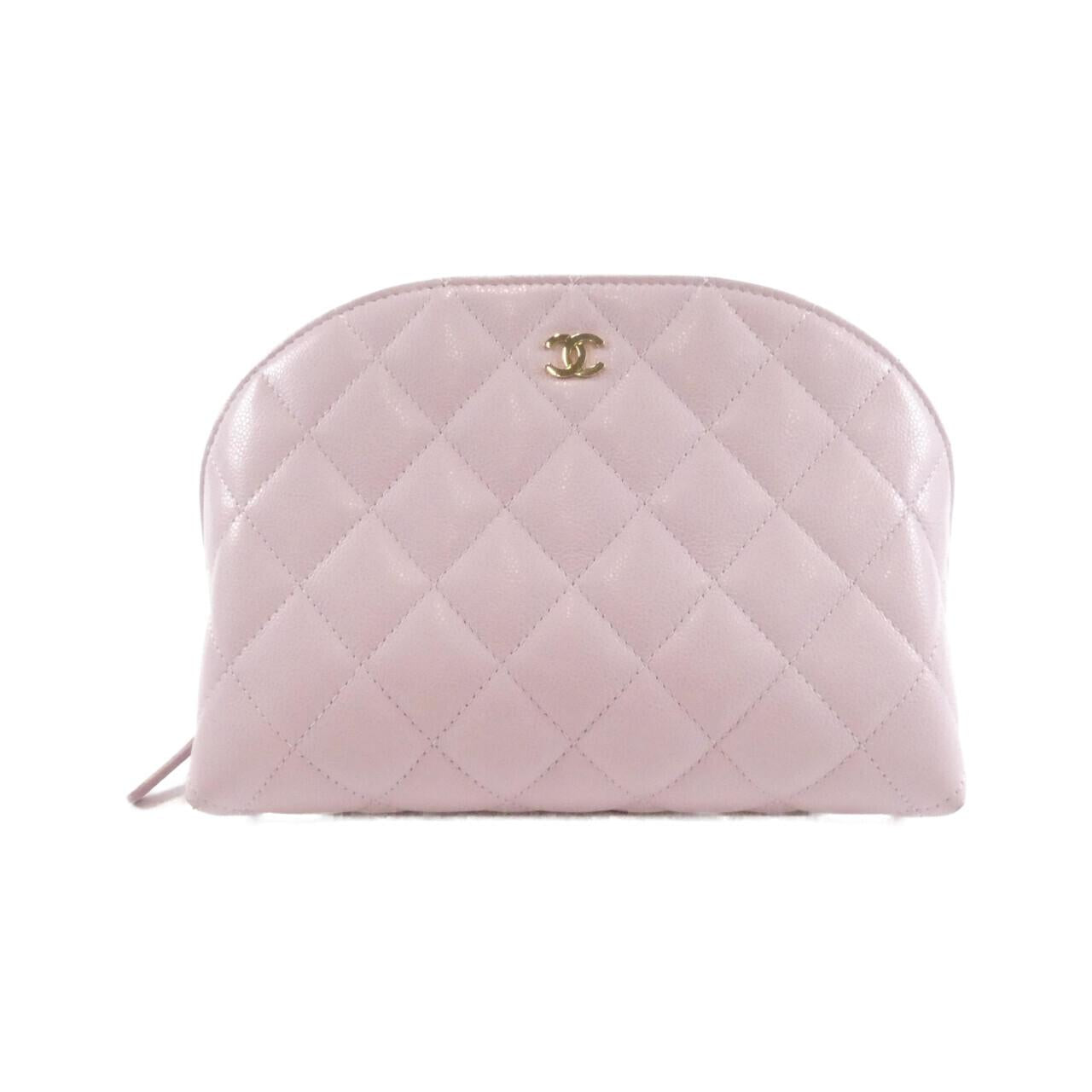 Chanel Timeless Classic Caviar Skin Pouch