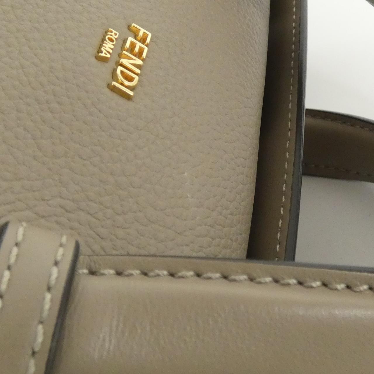 Fendi Boston 365 Leather Boston Bag