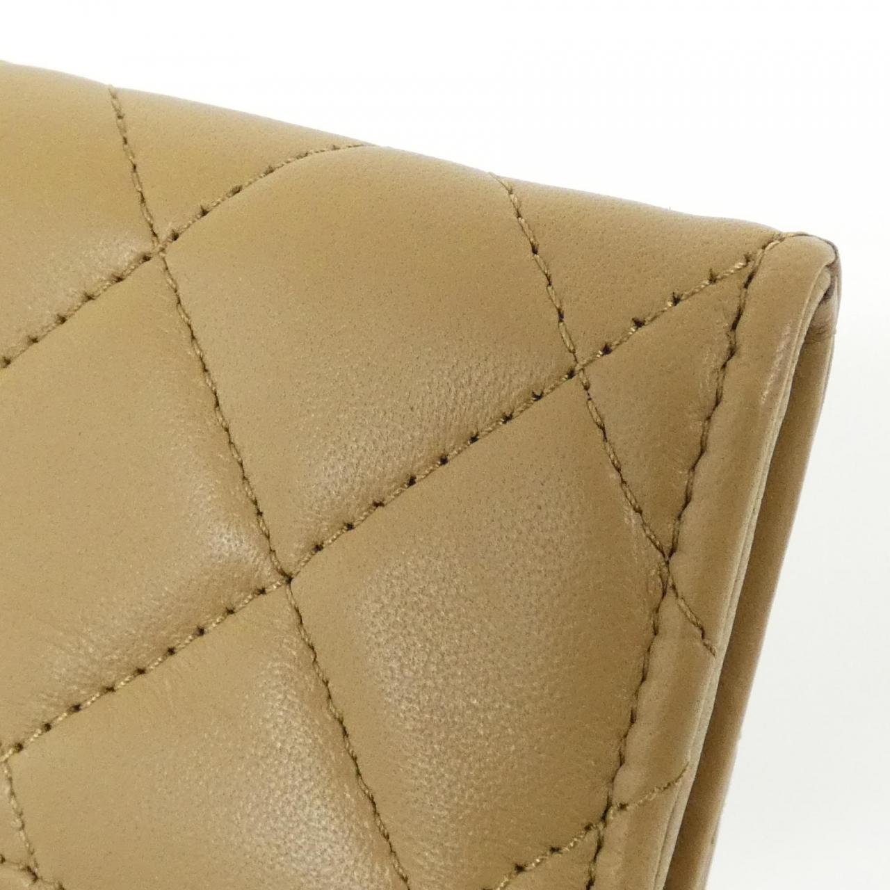 Chanel Timeless Classic Line Lambskin Card Case Handbag
