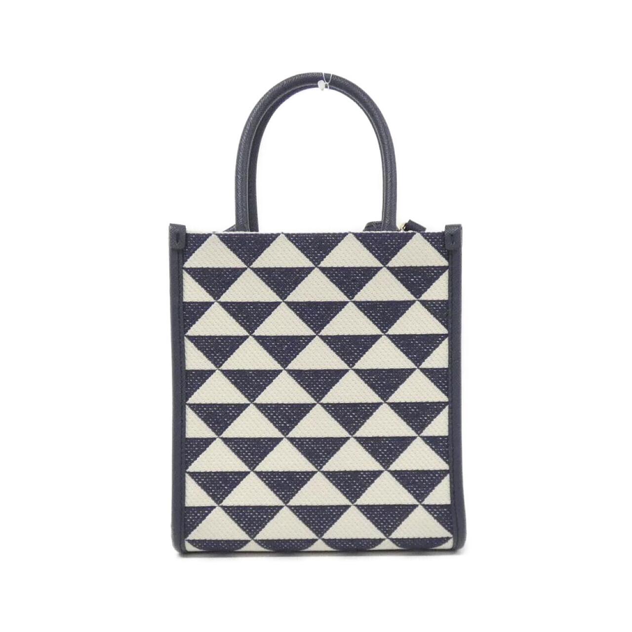 Prada 1BA355 Triangolo Jacquard Bag