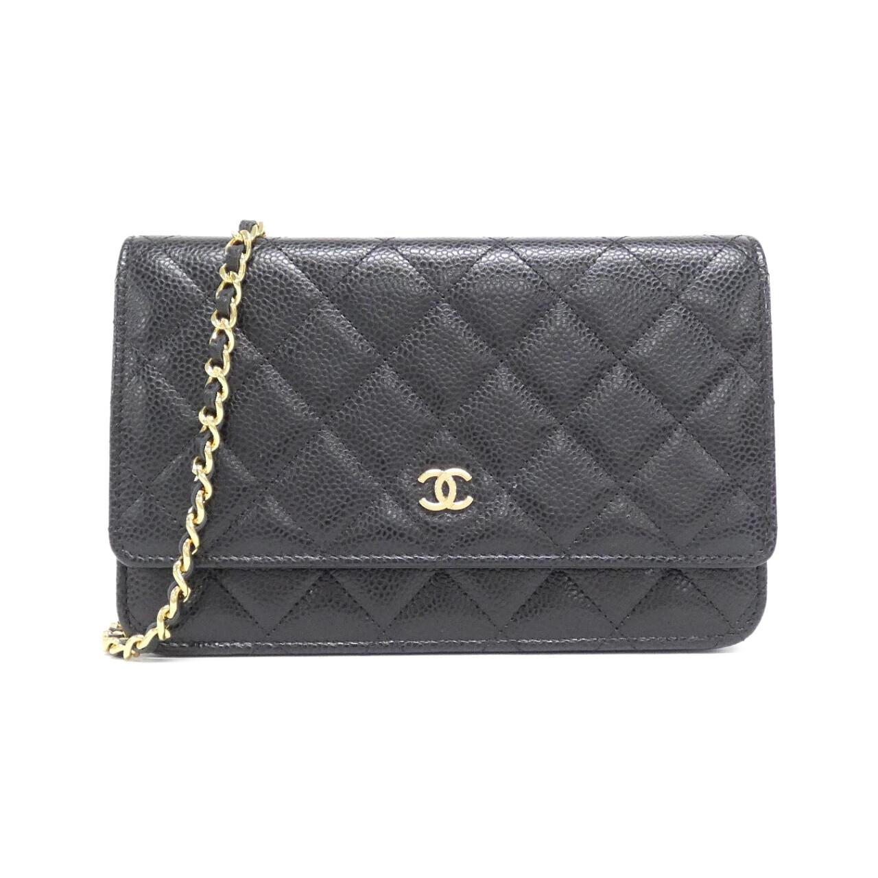 Chanel Timeless Classic Line Caviar Wallet on Chain Crossbody