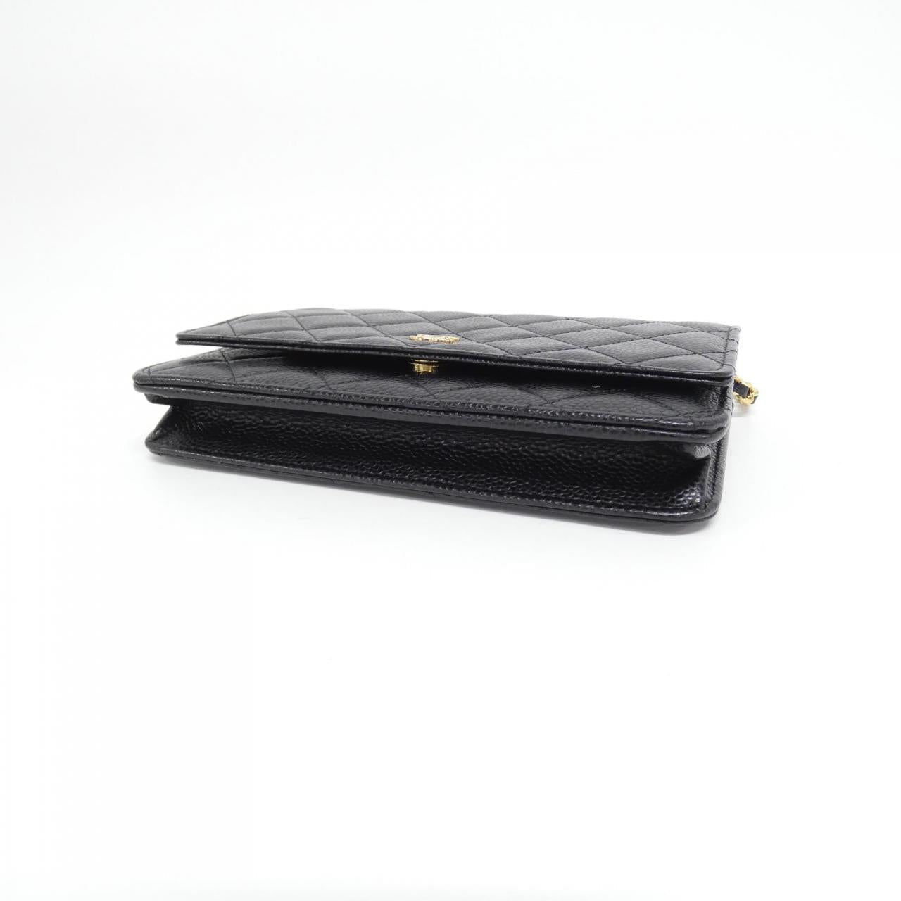 Chanel Timeless Classic Line Caviar Wallet on Chain Crossbody