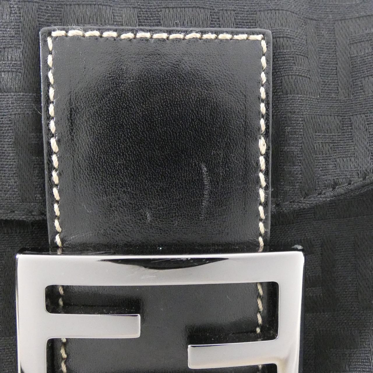 Fendi 8BR003 NY1 Canvas Shoulder Bag
