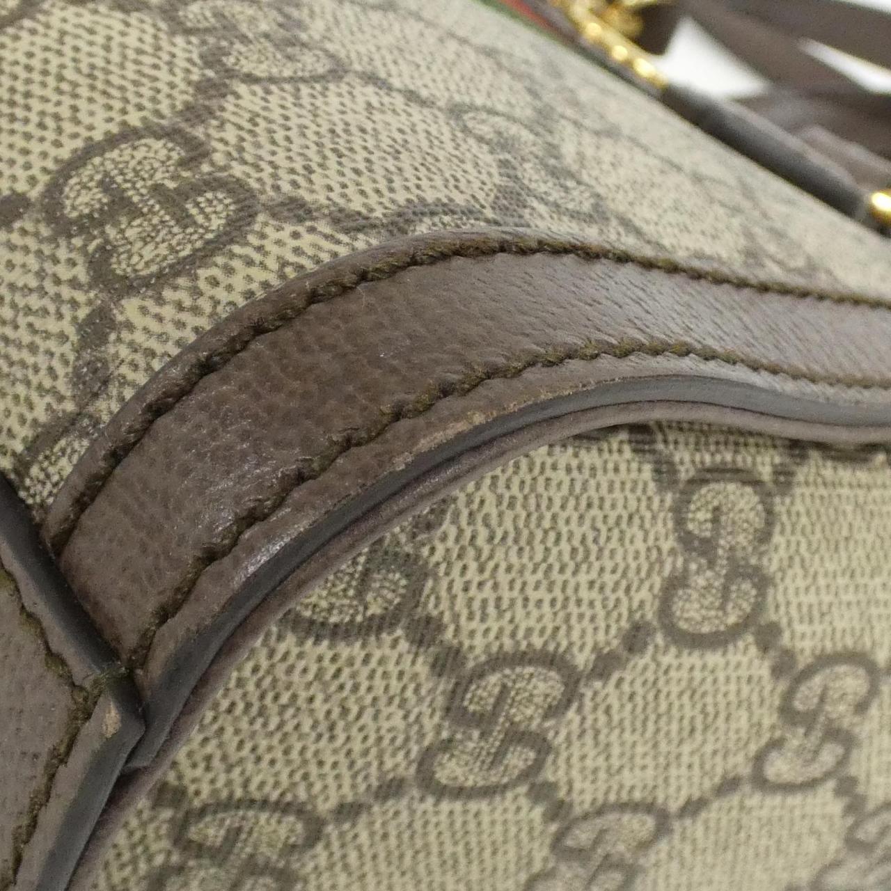 Gucci Ophidia GG Supreme Canvas Leather Shoulder Bag