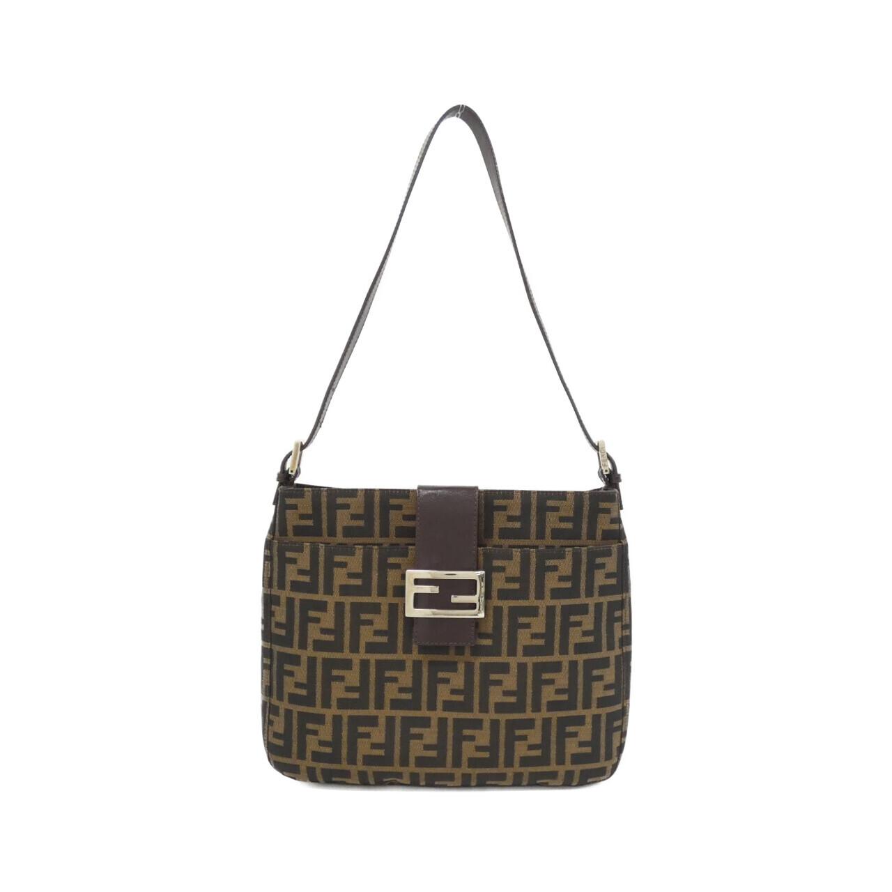 Fendi 26720 Canvas Shoulder Bag