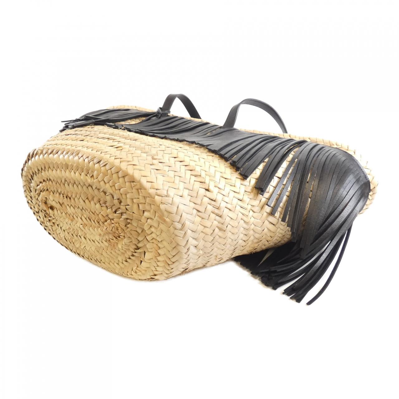 Saint Laurent 418414 JBK4E Raffia Leather Bag